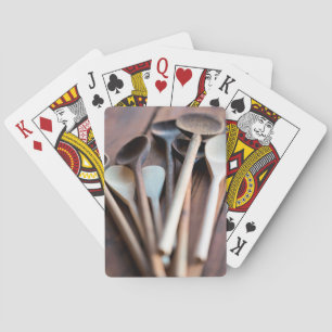 Cooking spoons playing cards