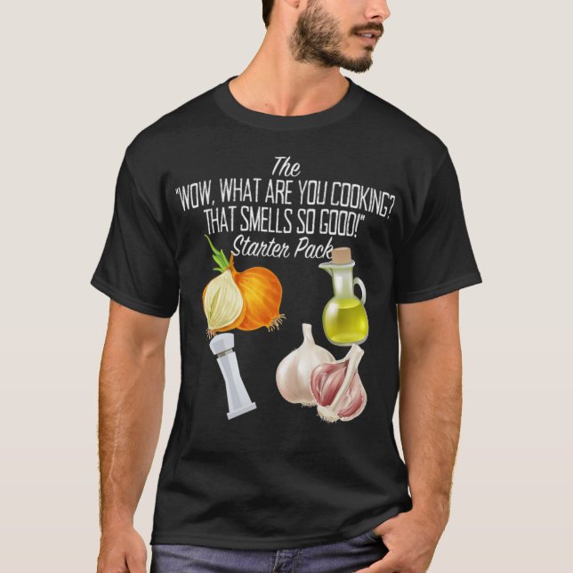 Cooking Starter Pack For Cook Chef Kitchen pastrie T-Shirt (Front)