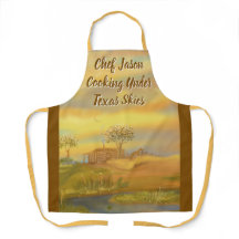 Cooking Under Texas Skies Apron