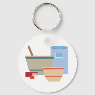 Cooking Utensils Key Ring