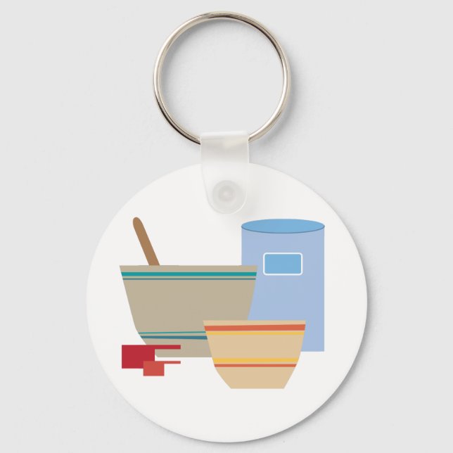 Cooking Utensils Key Ring (Front)