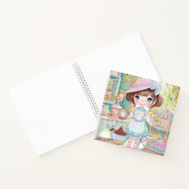 Cooking with friends 2024 bullet journal notebook (Inside)