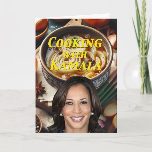 Cooking With Kamala Card (Front)