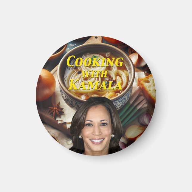 Cooking With Kamala Magnet (Front)