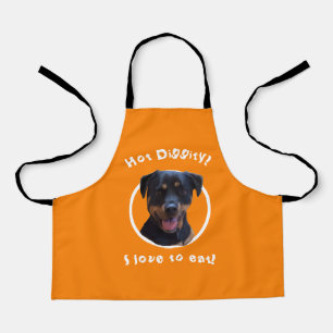 Cooking with our Rottweiler Personalise Apron