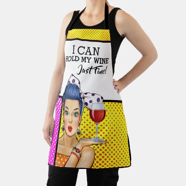 Cooking With WINE Humour Apron (Insitu)