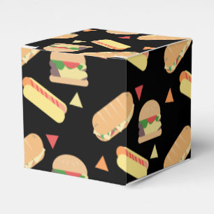Cookout Hot Dog Burger Food Sandwich Party Favour Box