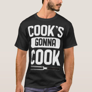 Cooks gonna Cook for  space theme cake  T-Shirt