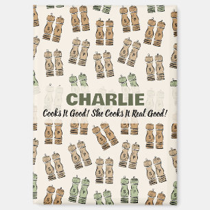 Cooks It Good Personalized  Magnet