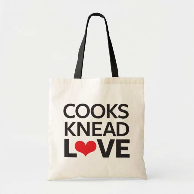 Cooks Knead Love Tote Bag (Front)