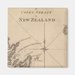 Cook's Strait, New Zealand Magnet
