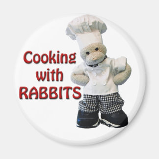 CookwifRabbits Fridge Magnet