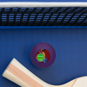 COOL! 1 Star Ping Pong Ball - Purple - Custom