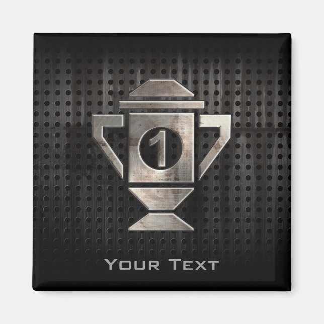 Cool 1st Place Trophy Magnet (Front)