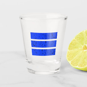 Cool 3 Line Symbol Uniformity & Harmony Colorful Shot Glass