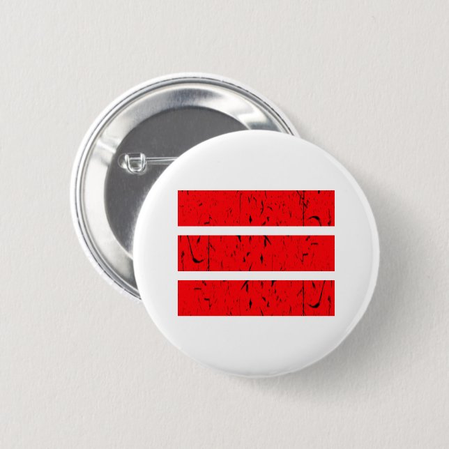 Cool 3 Line Symbol | Uniformity & Harmony Colourfu 6 Cm Round Badge (Front & Back)