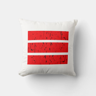 Cool 3 Line Symbol Uniformity & Harmony Colourfu Cushion