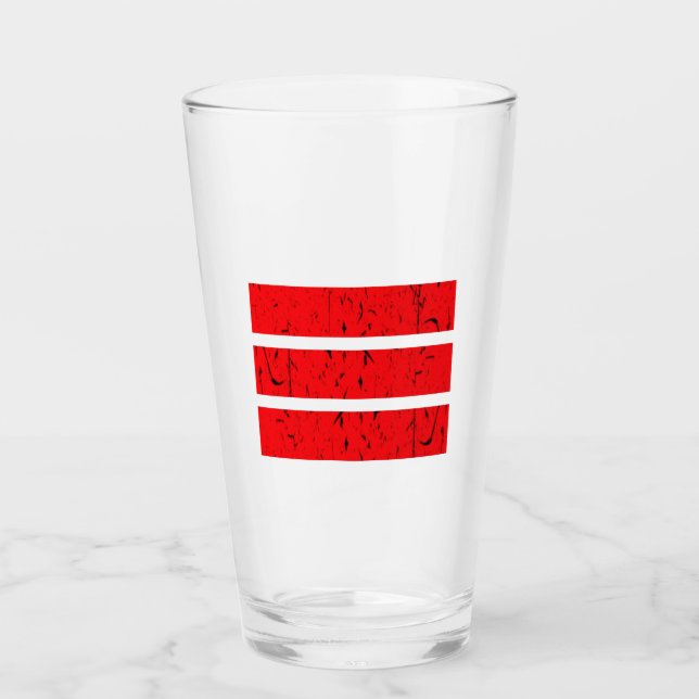 Cool 3 Line Symbol | Uniformity & Harmony Colourfu Glass (Front)