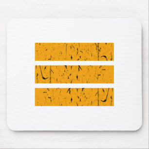 Cool 3 Line Symbol Uniformity & Harmony Colourfu Mouse Pad