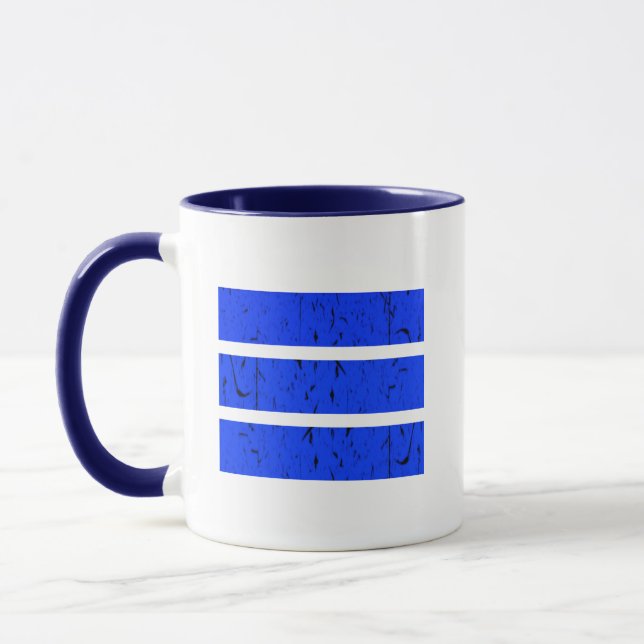 Cool 3 Line Symbol | Uniformity & Harmony Colourfu Mug (Left)