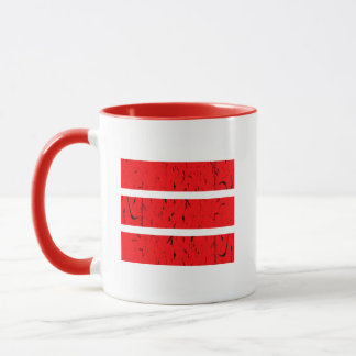 Cool 3 Line Symbol | Uniformity & Harmony Colourfu Mug