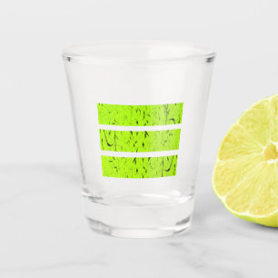 Cool 3 Line Symbol Uniformity & Harmony Colourfu Shot Glass