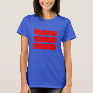 Cool 3 Line Symbol Uniformity & Harmony Colourfu T-Shirt