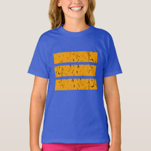 Cool 3 Line Symbol Uniformity & Harmony Colourfu T-Shirt