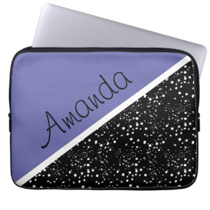 Cool 3 tone design personalised laptop sleeve