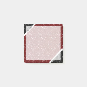 Cool 3 tone design personalised notepad