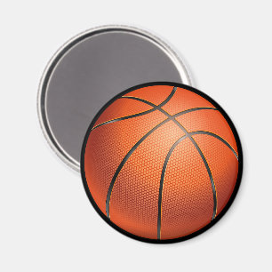 Cool 3D Basketball Sports Fan Pin for Players Magnet