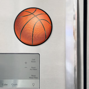 Cool 3D Basketball Sports Fan Pin for Players Magnet