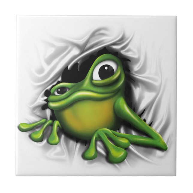 Cool 3d frog tile (Front)