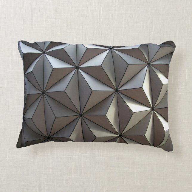 Cool 3D Grey Pillow (Back)