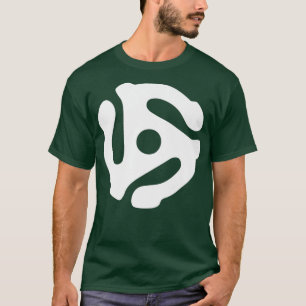 Cool 45 RPM Adapter Spider Record DJ Turntable T-Shirt
