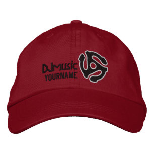 COOL 45 spacer personalised DJ embroidered cap