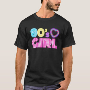 Cool 80s Girl For Women Mum 1980's Birthday Retro T-Shirt