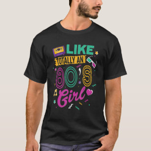 Cool 80's Girl Retro Fashion Throwback Culture Par T-Shirt
