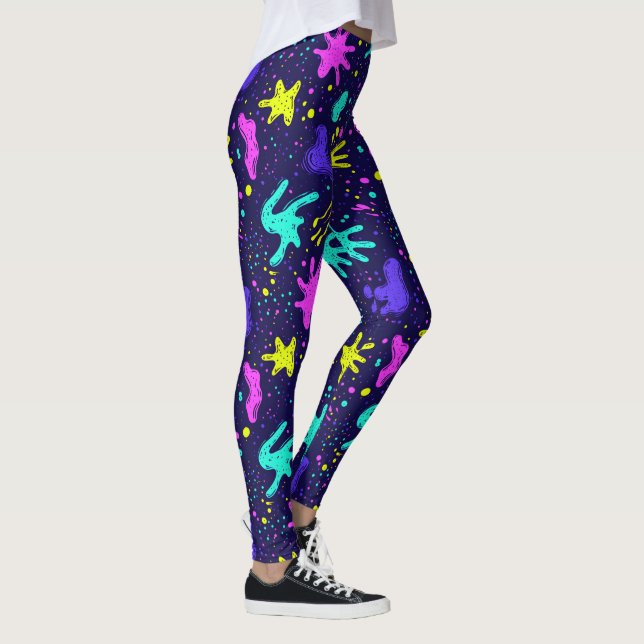 Cool 90's tiled pattern  leggings (Right)