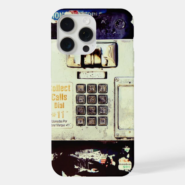 COOL Abandoned Payphone  iPhone Case (Back)