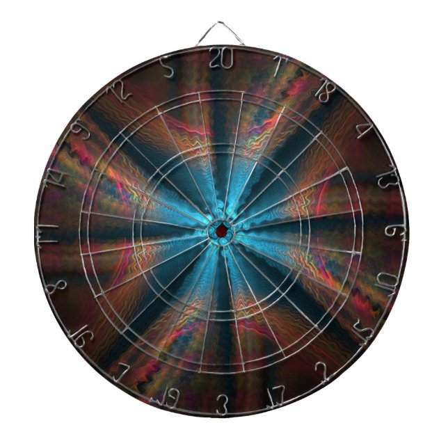 Cool Abstract Art Dartboard (Front)