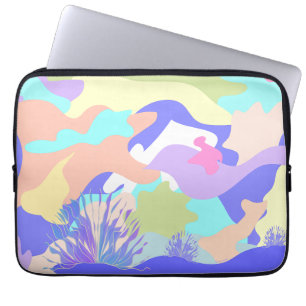 Cool Abstract Art Modern Colourful Laptop Sleeve