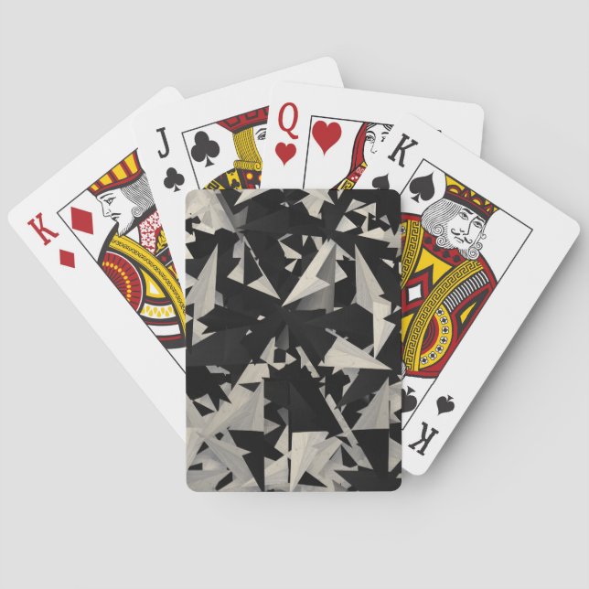 cool abstract art playing cards (Back)