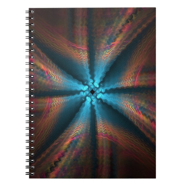 Cool Abstract Art Spiral Notebook (Front)