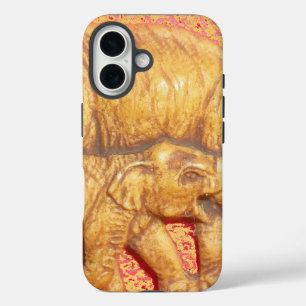 Cool Abstract Colourful Vector Elephant Family Gif iPhone 16 Case