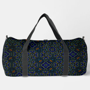 Cool Abstract Flower Geometric Design Duffel Bag