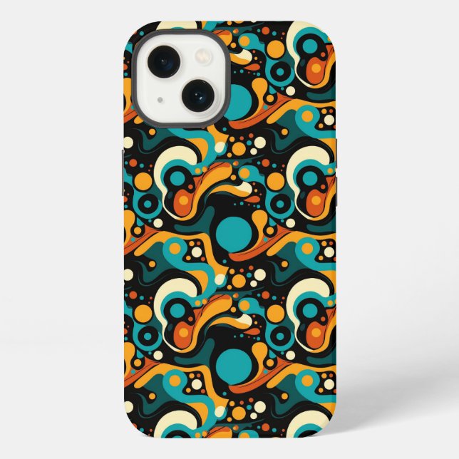 Cool Abstract Funk Pattern  iPhone Case (Back)
