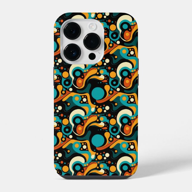 Cool Abstract Funk Pattern  iPhone Case (Back)