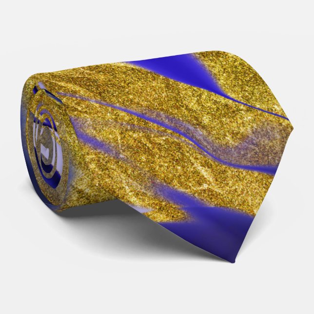 Cool Abstract pattern colours neck tie  (Rolled)