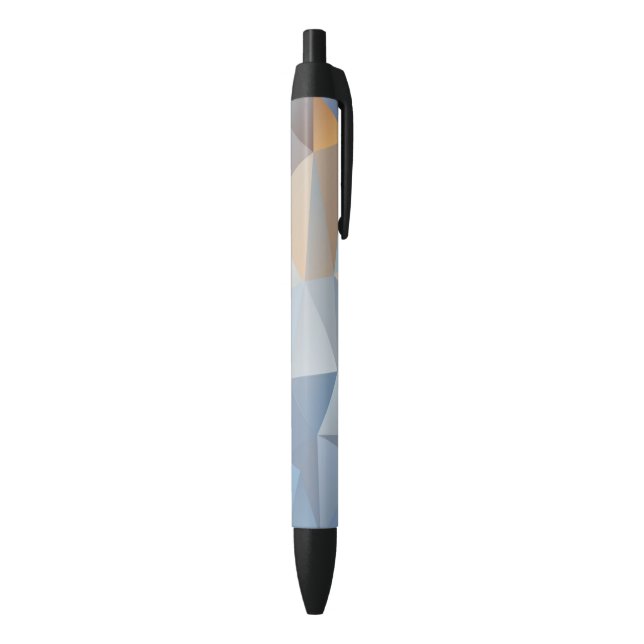 Cool Abstract Triangle Pattern Black Ink Pen (Bottom (Vertical))